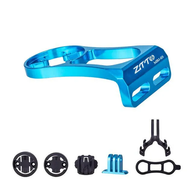 ZTTO New Bicycle Stem Computer Mount For Garmin Cateye Bryton GPS GoPro Sports Camera Light Holder Road Bike Handlebar Extension