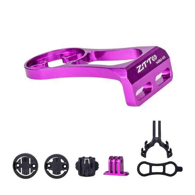 ZTTO New Bicycle Stem Computer Mount For Garmin Cateye Bryton GPS GoPro Sports Camera Light Holder Road Bike Handlebar Extension